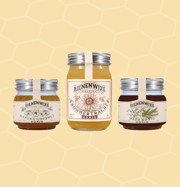 Bienenwixe Triple Threat Set mit Manuka, Sommertracht und Waldhonig