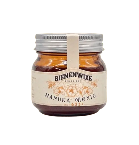 Manuka Honig von Bienenwixe – MGO 633, antibakteriell und naturbelassen.